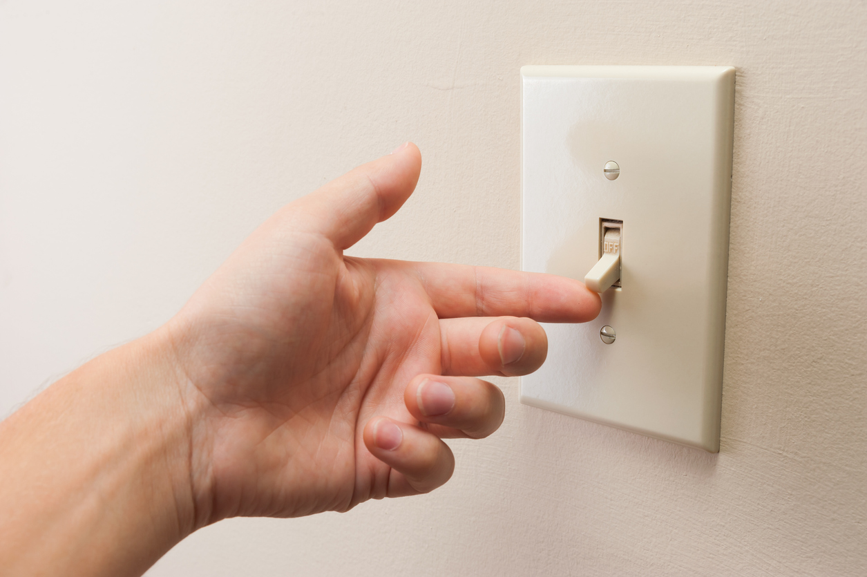 flipping light switch