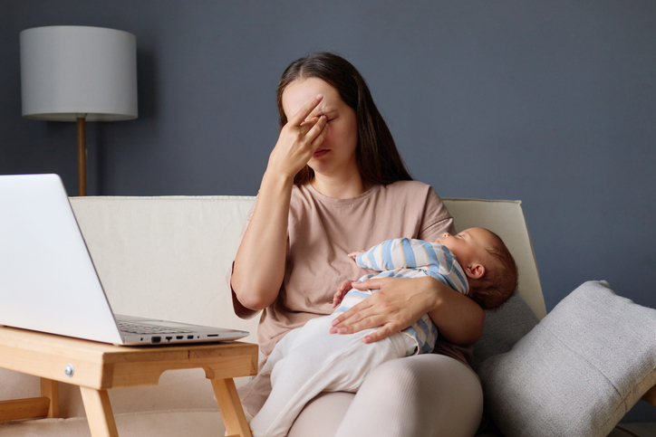 Stressed New Mom