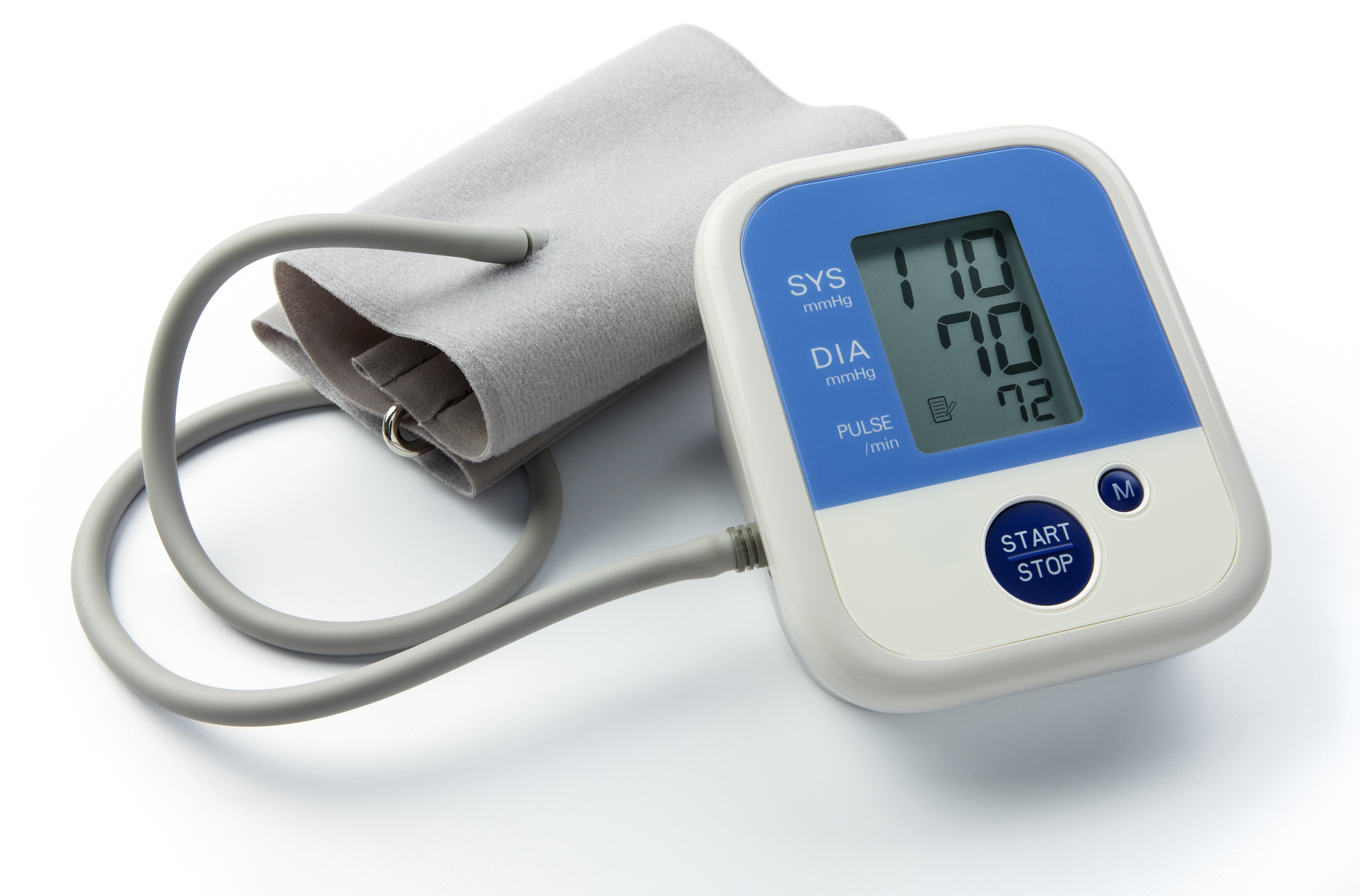 blood pressure cuff and monitor