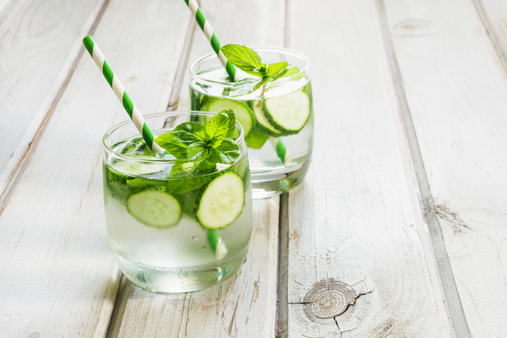 Cucumber Mint Infused Water