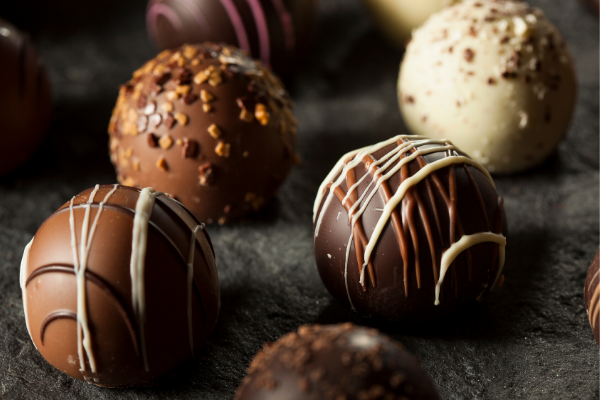 Raw Brownie Truffles