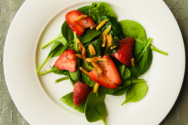 Strawberry Spinach Salad