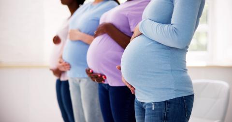 Group of pregnant woman