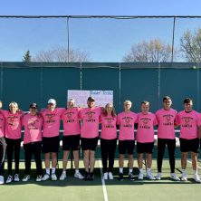 NHS Boys Tennis Team Cancer Fundraiser