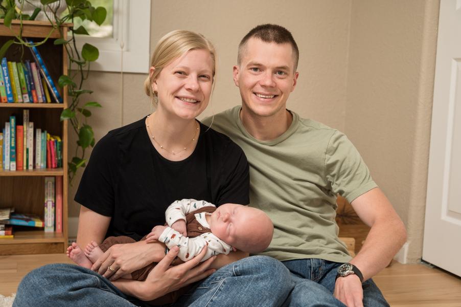 Haley Bulfer went way beyond morning sickness.