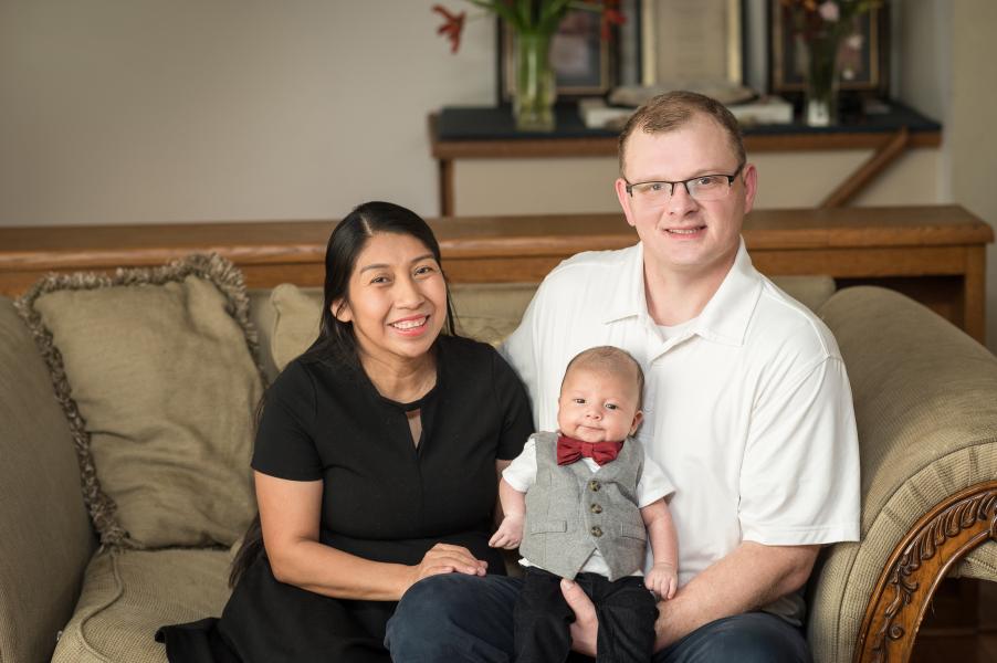 Ruth and Brian Garmaker waited a long time to meet their son.