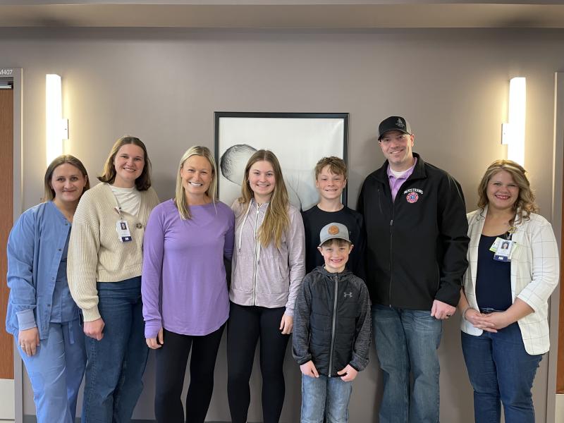 Hadley Peterson's family