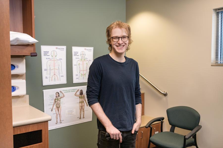 Jadon Kittlesen is walking again. 