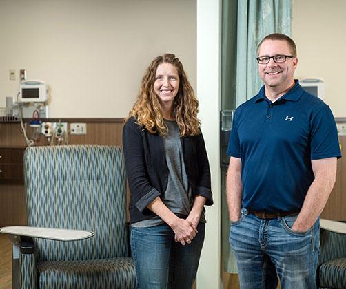 Rebecca Steinbauer and Tony Blakstad