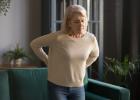 Woman with chronic back pain 