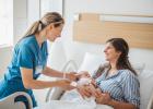 nurse and new mom